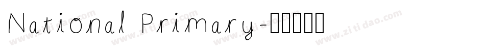 National Primary字体转换
